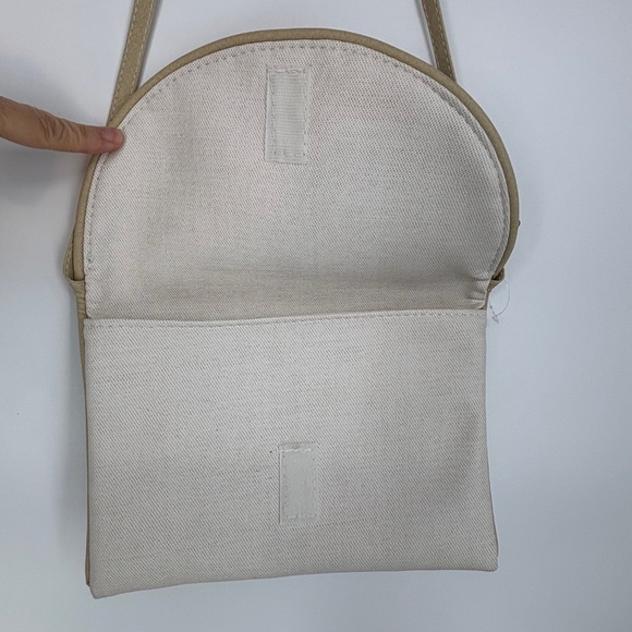 The Original Key West Handbag Purse Shoulder Bag Beige Pink Seashell Accent VTG - Picture 5 of 8